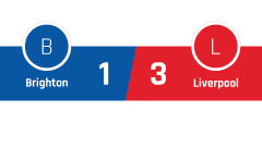Brighton - Liverpool 1-3