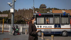 Kuvassa on näkymä Pekingiin maaliskuussa.