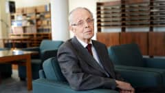 Kuvassa Helsingin yliopiston entinen rehtori, akateemikko, emeritusprofessori Olli Lehto.