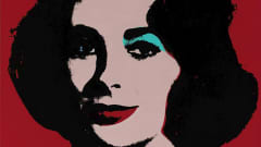 Andy Warholin maalaama muotokuva Elisabeth Taylorista.