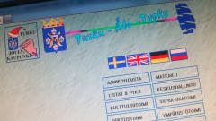 Turun kaupungin nettisivut vuonna 1996.