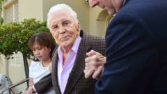 Näyttelijä Kirk Douglas 100-vuotis syntymäpäivänään.