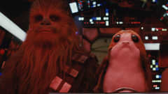 Kohtaus Star Wars: The Last Jedi -elokuvasta. 