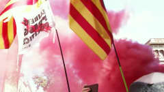 Mielenosoittajat antoivat tukensa katalaanijohtajien vapauttamiselle