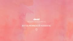 Demi-lehden etusivulla on tällä hetkellä vain kiitokset lukijoille.