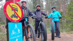 Maastopyöräilijät saavat opastettuja reittejä