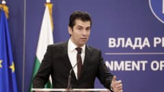 Bulgarian pääministeri Kiril Petkov.
