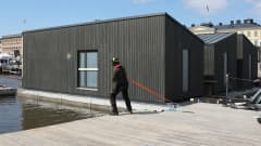 Tältä näyttävät uudet kelluvat saunat Kauppatorin edustalla