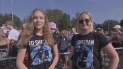 Ed Sheeran -fanit odottivat keikkaa vesi kielellä