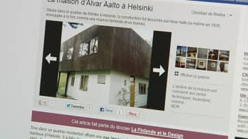 Alvar Aallon taloa esittelevä ranskalaisen Maison-lehden verkkosivu.