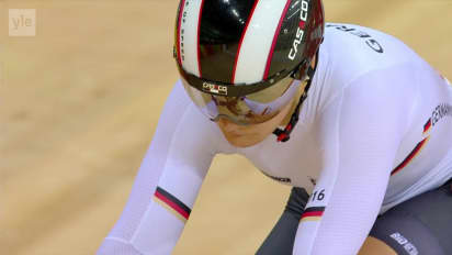 Kokemus ratkaisi: Saksan Vogel nappasi naisten ratapyöräilyn sprinttikultaa  | Yle Urheilu