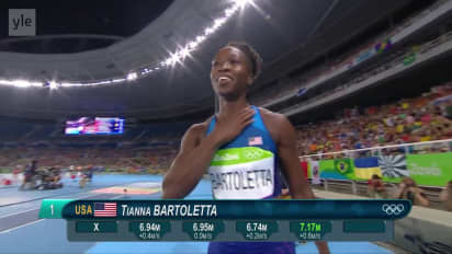 Naisten kisa jälleen äärimmäisen jännittävä – Bartolettalle vihdoin  pituuden olympiakultaa | Yle Urheilu