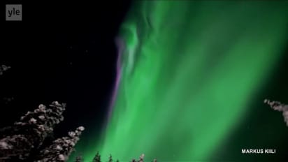 Northern lights may gleam in south on Eve night – Watch video from Lapland  | News | Yle Uutiset