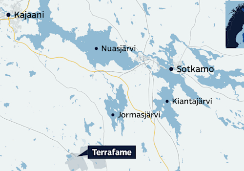 Korkein hallinto-oikeus tekee harvinaisen katselmuksen Terrafamen kaivosalueelle Sotkamoon