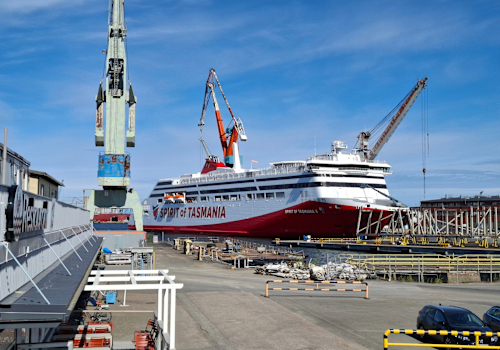 Toinenkin Spirit of Tasmania luovutettiin Rauman telakalta tilaajalle