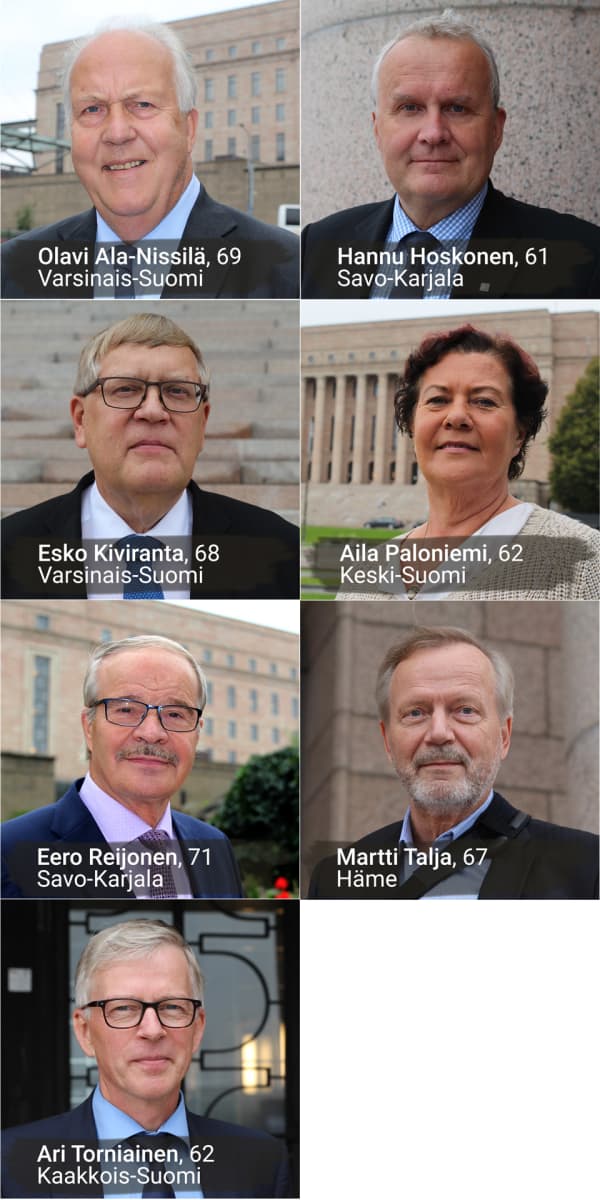 Pyrkivät jatkokaudelle eduskuntaan