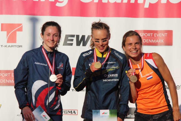 Megan Carter-Davies, Tove Alexandersson ja Eef van Dongen kuvassa.