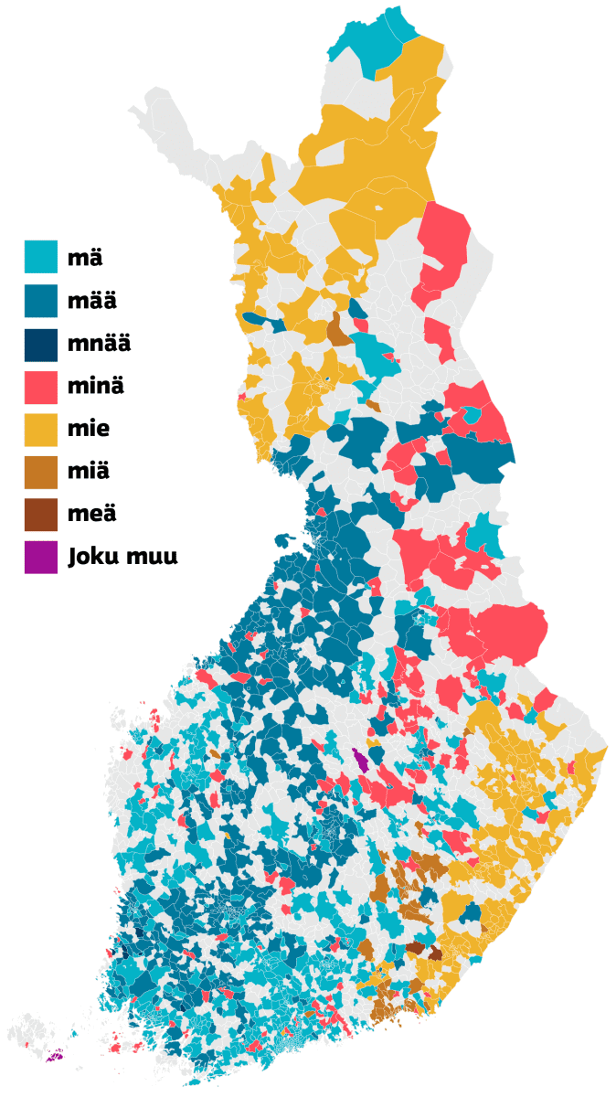 Tämä kartta paljastaa, mistä olet kotoisin – mukana yli 70 000 suomalaista:  ”Ei meillä näin yksityiskohtaista karttaa ole tehty koskaan”