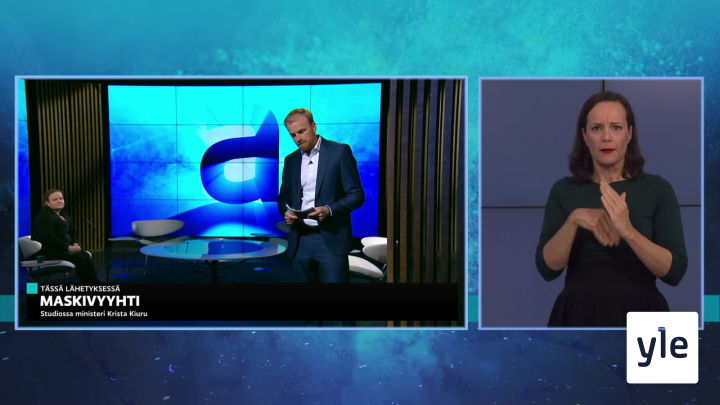 A-studio viittomakielelle tulkattuna: 14.10.2020 15.25