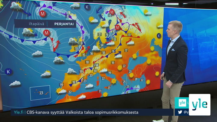 Sääennuste klo 7.40: 23.10.2020 07.55