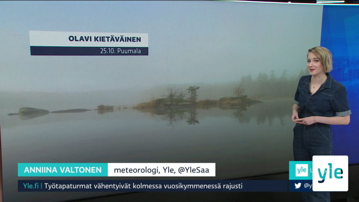 Sääennuste klo 7.40: 26.10.2020 07.52