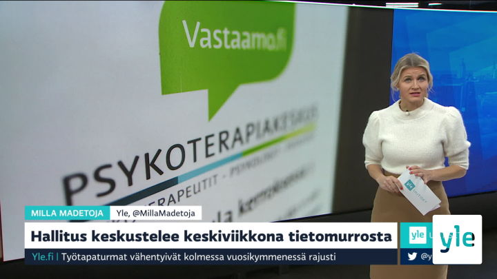 Yle Uutiset klo 9.00: 26.10.2020 09.17