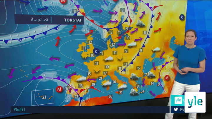 Sääennuste klo 7.40: 05.11.2020 07.50