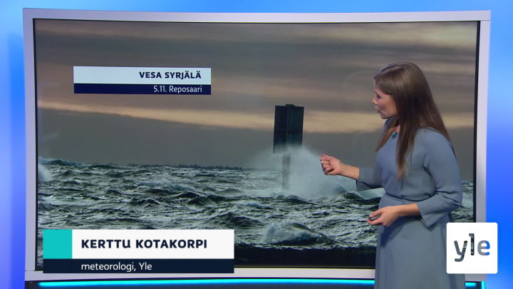 Sääennuste klo 18.00: 05.11.2020 18.35