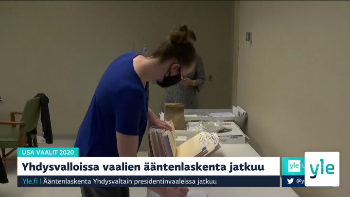 Yle uutiset klo 7.30: 06.11.2020 07.57