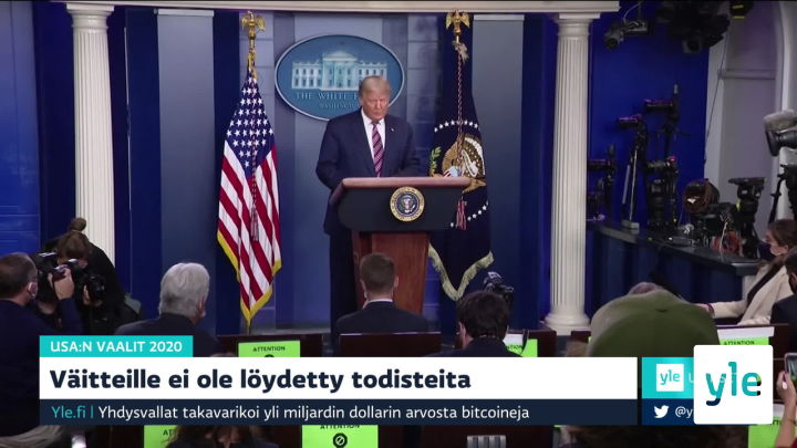 Yle uutiset klo 9.00: 06.11.2020 09.19