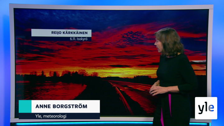 Sääennuste klo 18.00: 06.11.2020 18.30