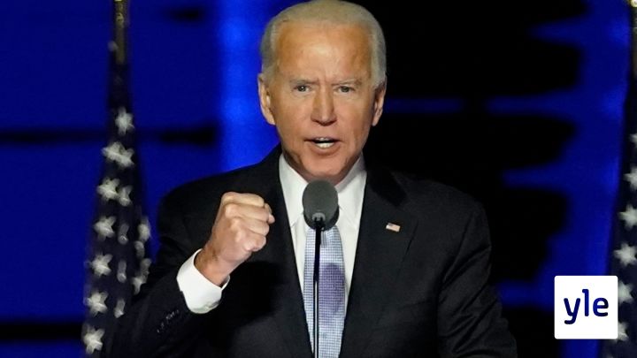 Joe Biden on Yhdysvaltojen uusi presidentti: 09.11.2020 08.28