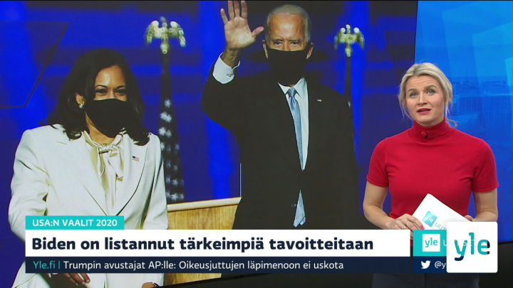 Yle Uutiset klo 9.00: 09.11.2020 09.18