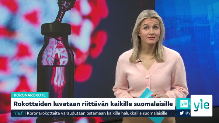 Yle Uutiset klo 9.00: 10.11.2020 09.15