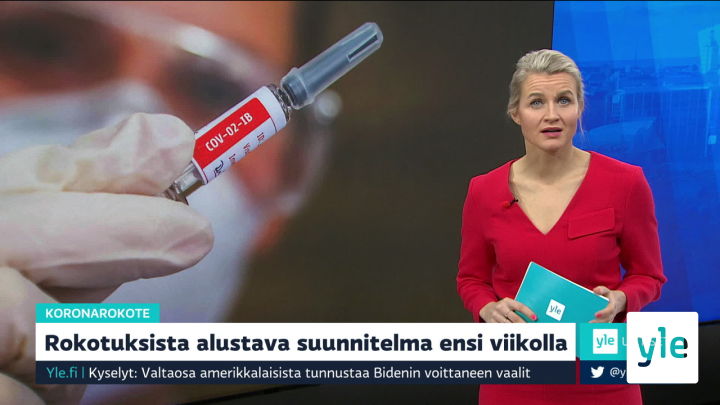 Yle Uutiset klo 9.00: 11.11.2020 10.03