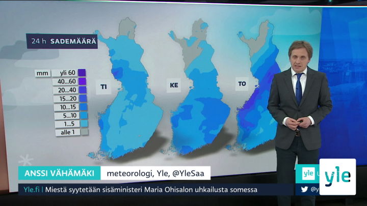 Sääennuste klo 7.40: 17.11.2020 07.51