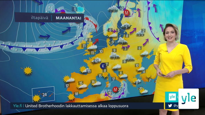 Sääennuste: 23.11.2020 07.51