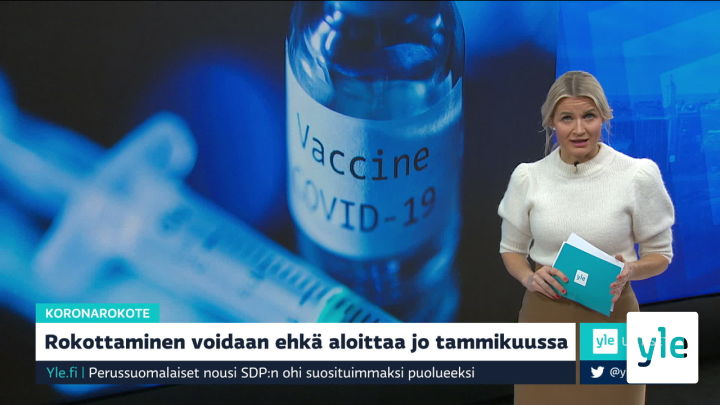 Yle Uutiset klo 7.30: 03.12.2020 07.45