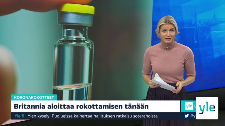 Yle Uutiset klo 7.30: 08.12.2020 07.50
