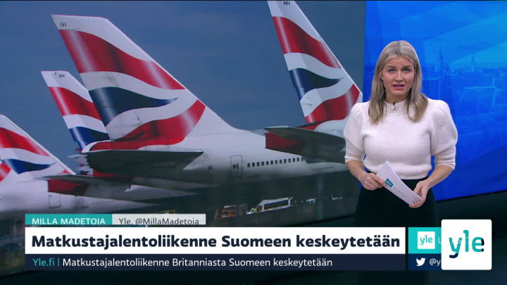 Yle Uutiset klo 9.00: 21.12.2020 09.30