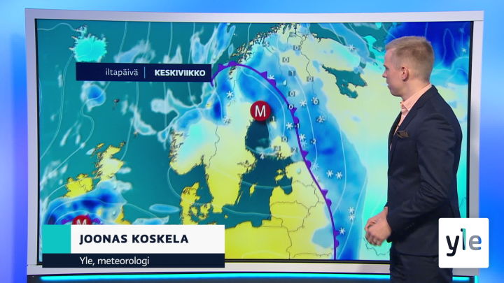 Sääennuste klo 18: 23.12.2020 18.27