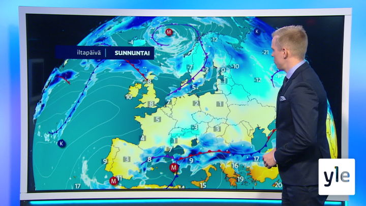 Sääennuste klo 18: 10.01.2021 18.18