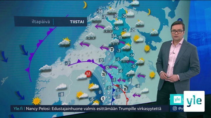 Sääennuste: 11.01.2021 07.54