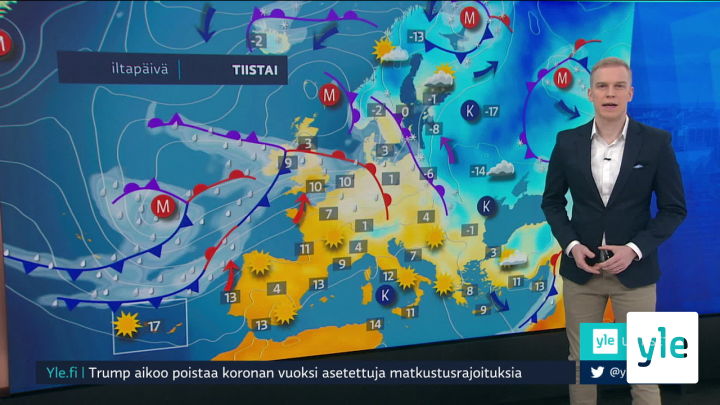 Sääennuste klo 7.40: 19.01.2021 07.57