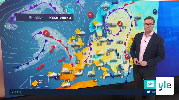 Sääennuste klo 7.40: 27.01.2021 07.48