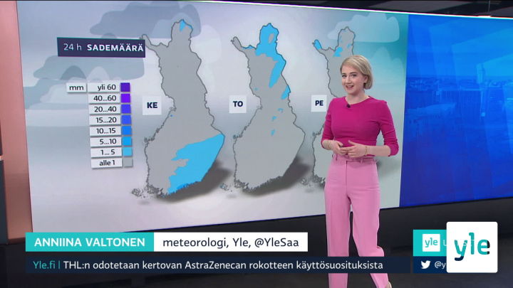 Sääennuste klo 7.40: 03.02.2021 07.56