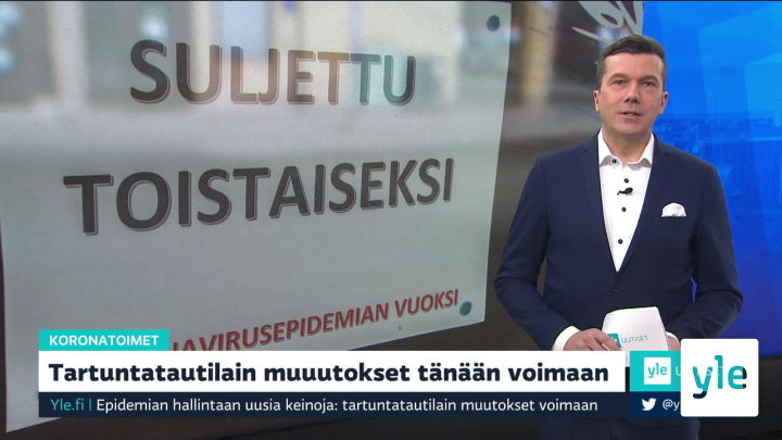 Yle uutiset klo 7.30: 22.02.2021 07.53