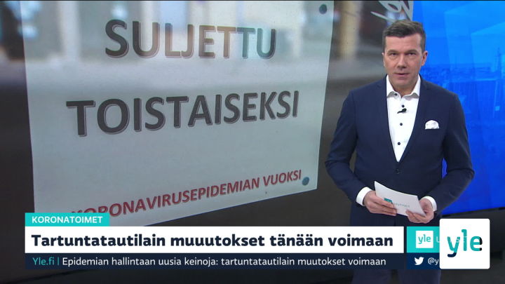 Yle uutiset klo 9.00: 22.02.2021 09.29