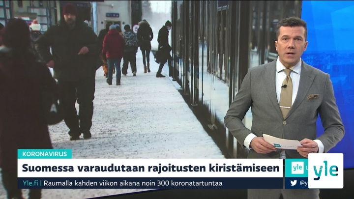 Yle Uutiset klo 9.00: 23.02.2021 09.24
