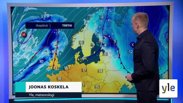 Sää klo 18 (S): 23.02.2021 18.27